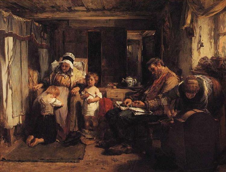 Thomas Faed When the Day is Done